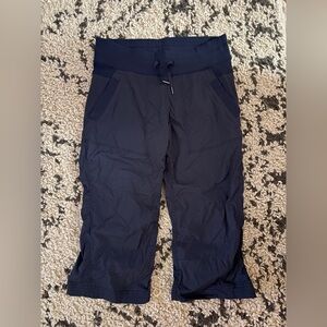 Lululemon dance studio capris- dark blue